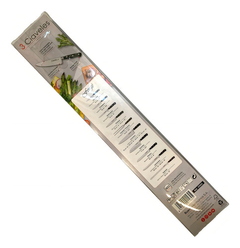 Cuchillo Cocinero 15 Cm Forjado Forge 3 Claveles 1562 Color Mango Negro