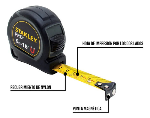 Wincha Pro 5 Metros Stanley 30-085
