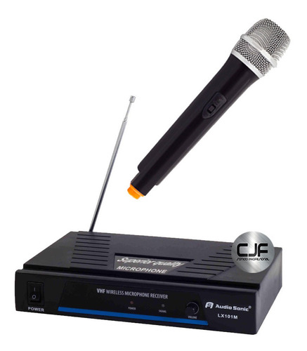 Micrófono Inalámbrico Vhf De Mano Audiosonic Lx101m Cjf