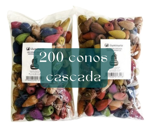 Conos Cascada X100 Iluminarte Por Mayor X 2 Bolsas (200 Und)