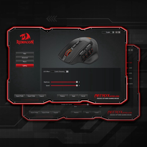 Ratón Inalámbrico Mmo 15 Botones Programables Rgb Ergonómico