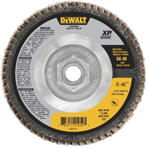 Disco De Aleta De Ceramica Dewalt Dwa8280h 40g T29 Xp, 4-1