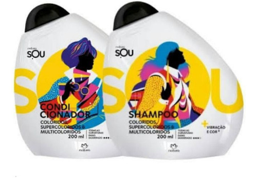  Natura Sou Shampoo + Condicionador Cabelos Coloridos 200ml