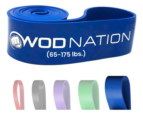 Banda Elstica Wod Nation, Para Ejercicios De Resistencia, Es