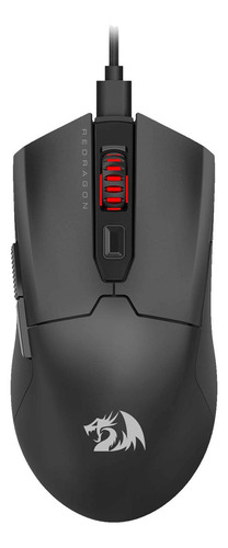 Ratón RGB Redragon M995 Fyzu 26000 Dpi, color negro