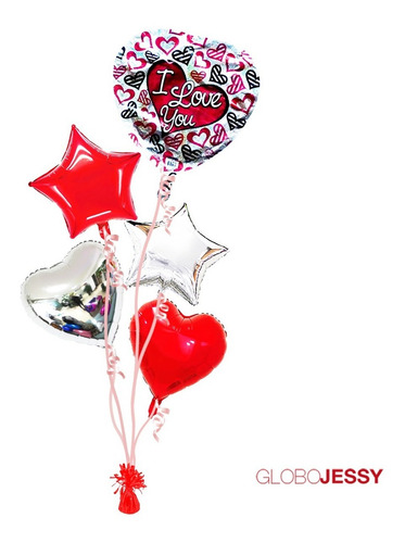 Arreglo De Globos Con Helio Listo!