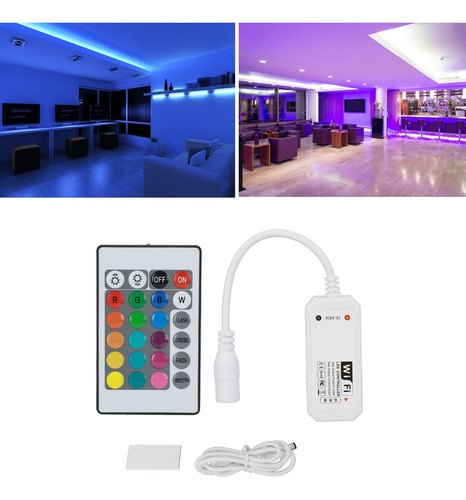 Led Wifi 4 Pin Rgb Controller Luces De Tira De Cable Intelig