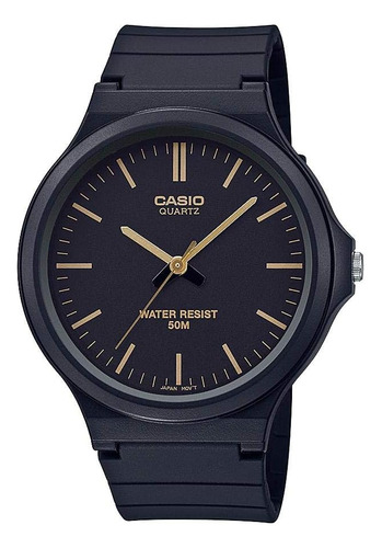 Casio Mw-240-1e2vcf Reloj Clásico De Cuarzo Negro Con Unisex