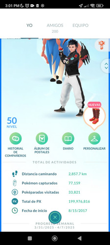 Cuenta De Pokémon Go Nivel 50 Del 2017