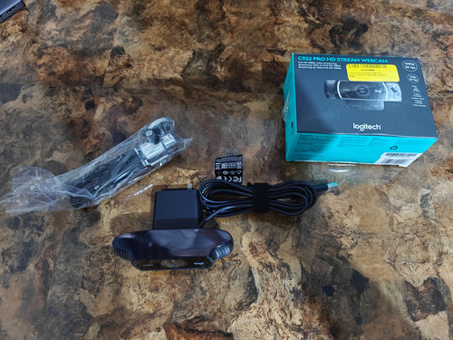 Cámara Web Logitech Pro Stream C922 Pro Full Hd 30fps Negro (Usado)