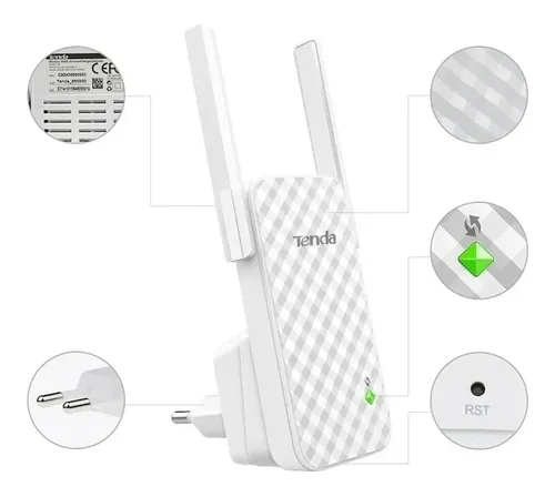 Extensor De Se al Wifi Tenda 300mpbs Nubit.uy Meses sin intereses