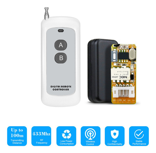 Receptor Universal Universal De 433 Mhz, 3,7 V, 4,5 V, 5 V,