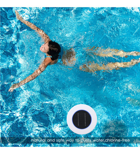 Purificador De Piscina, Procesador Ionizador Solar Para Pisc