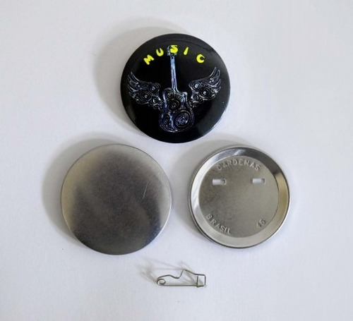 Button Alfinete (200 Unidades) 38mm