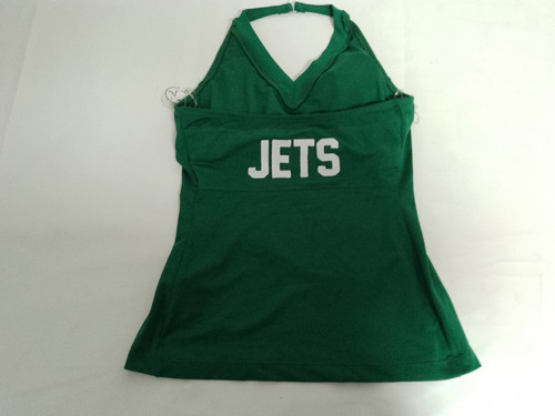 Playera Sin Manga Para Mujer Nfl Jets Team Apparel (Usado)