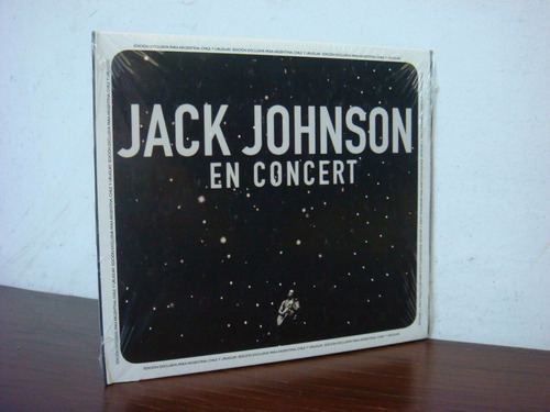 Jack Johnson - En Concert * Cd Nuevo Y Cerrado