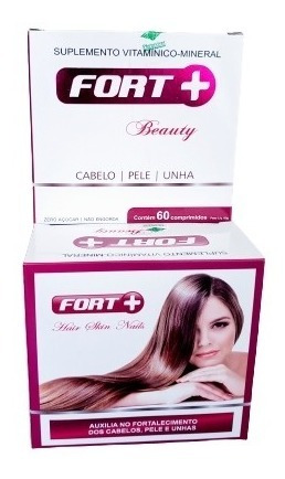 Imagem 2 de 2 de Fort + Beauty C/ 60 Cápsulas Cabelo / Pele / Unha
