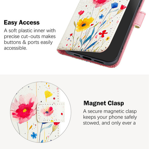 Funda De Piel A Prueba De Golpes Para Teléfono Inteligente Huawei P, Funda Tipo Cartera, Bolsa Ch0511