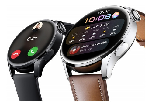 Imagen 2 de 5 de Lamina Mica Hidrogel Para Huawei Watch3 / 3pro