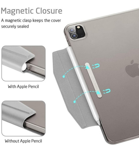 Capa Capinha iPad Pro 11 (2020) Esr Trifold C/suporte Caneta