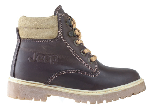 Botas Urbanas Jeep Juveniles Estilo 14301 Crazy Café Kids