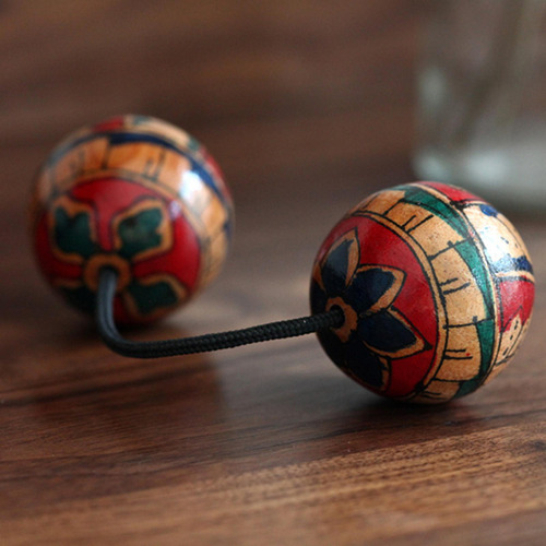 Agitador De Mano, Bolas De Arena, Bola Musical Para 2 Pares
