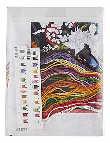 Dimensions Cubo De Flores Crewel Kit De Bordado, 11 W X 14 H