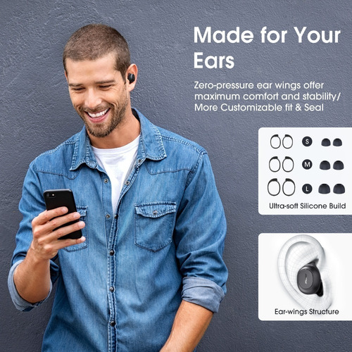 Imagem 9 de 9 de Fone Bluetooth Mpow Mdots 20hrs Musica Ipx6 À Prova D'água