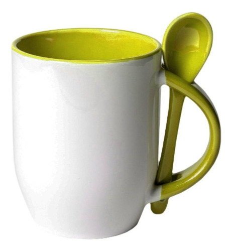 Taza Con Cuchara Para Sublimar Comodinesmayorista