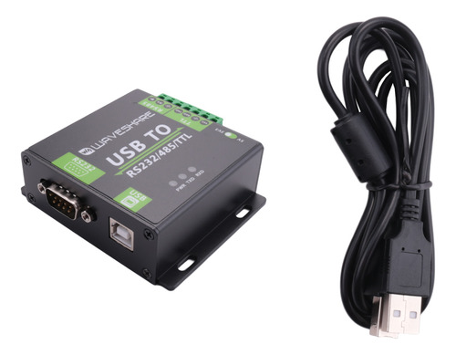 Convertidor Aislado Industrial Usb A Rs232/rs485/ttl De Wave