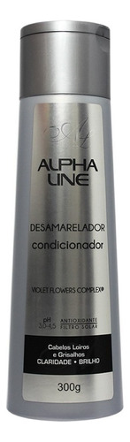 Condicionador Desamarelador Loiros Grisalhos 300g Alpha Line