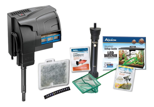 Imagen 4 de 5 de Acuario Agua Dulce Aqueon Led 13 Gal Kit Completo