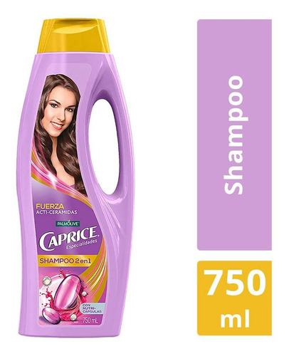Shampoo Caprice Especialidades 2 En 1 Acti-ceramidas 750ml