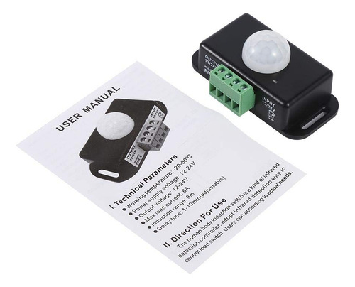 Sensor De Movimiento Pir Infrarrojo Para Foco Y Led