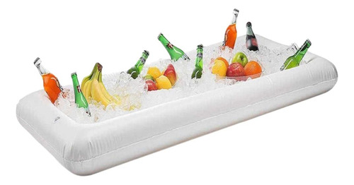 Bandeja De Cerveza Portátil Para Piscina, Mesa Inflable, Imp