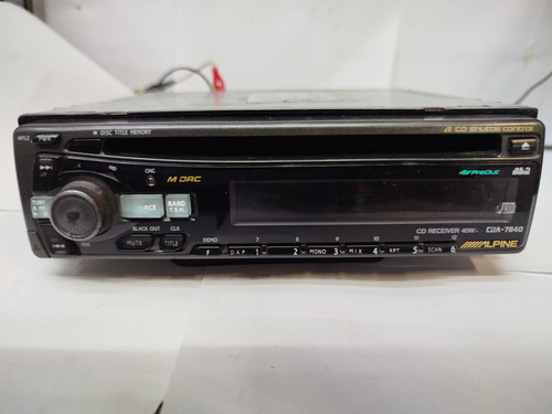 Autoestereo Alpine Cda-7840 Ai/net (Usado)