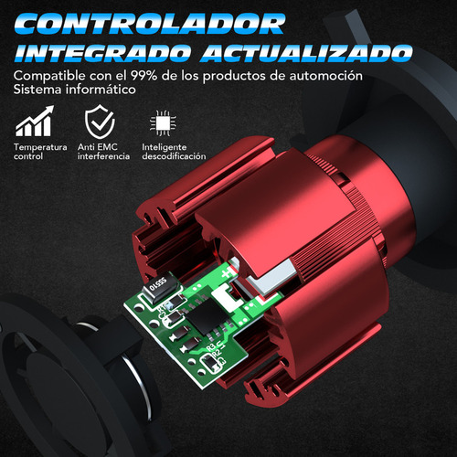 Para Nissan Versa 2007-2019 H4 H11 Kit De Focos Led Y Niebla