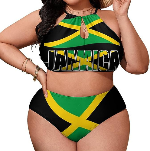 Tailbox Traje Baño Una Pieza Con Bandera Jamaicano Jamaica T