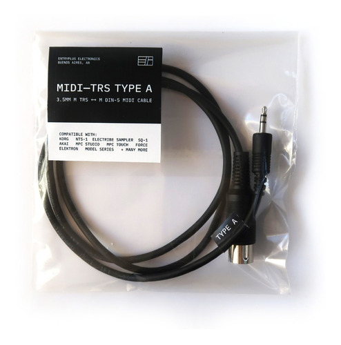 Cable Midi Trs Tipo A B - Din-5 Macho Minijack 3.5mm