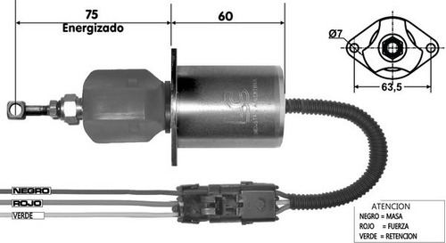 Solenoide De Pare 12v Dodge Ram 2500 Cummins