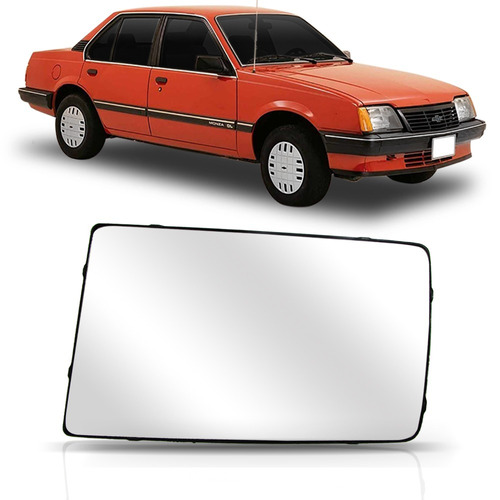 Lente Espelho Retrovisor Monza 1985 86 87 88 89 90 91 92 93