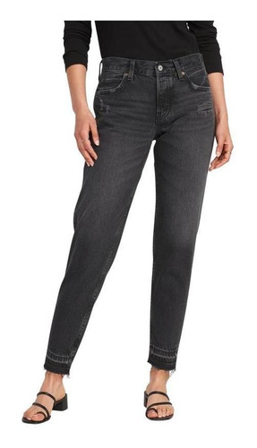 Jeans Mujer Old Navy De Cintura Alta No Elásticos Para Gris