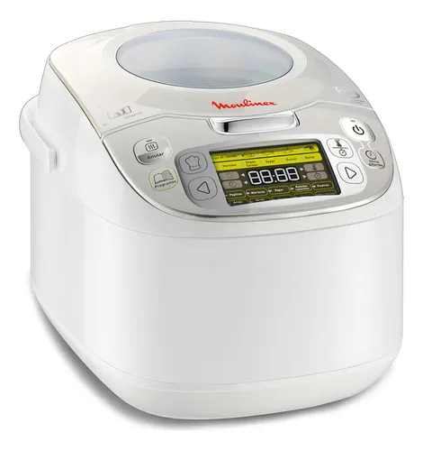 Olla Multiuso Moulinex Maxichef Advanced 45 Programas, 5 Lts, 750w Color Blanco - MK812121