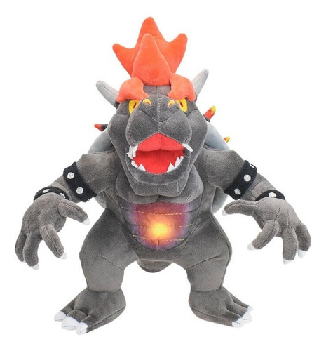 Super Mario Fury Bowser Muñeca Peluche Juguete Regalo 30cm