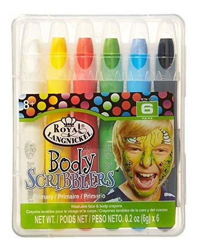 Royal Body Scribblers Primary 6 Piezas