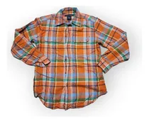 Comprar Camisa Ralph Lauren Talla 4 De Mujer Naranja Con Verde