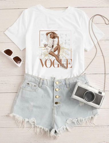 Pack De 30 Diseños Para Sublimar Remera Vogue