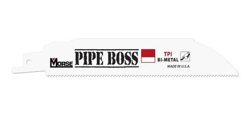 Hoja Reciprocante Bimetal Morse Pipe Boss 6pulgx.050 14tpi