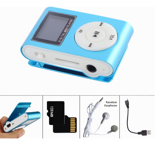 Leitor De Música Mp3 Cartão De Música De 128m Mini Reproduto