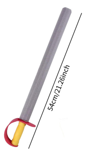 De Espuma De Esgrima, Juguete De Cosplay, Portátil, Rojo
